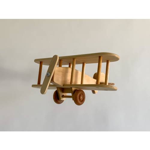 Wooden Bi-Plane, Wooden Airplane, Airplane Nursery Decor, Decorative Wooden Airplane, Kids Room Decoration, Gift for Him