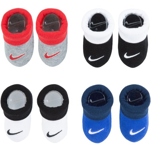 Nike Youth Logo Bootie Socks 4-Pack