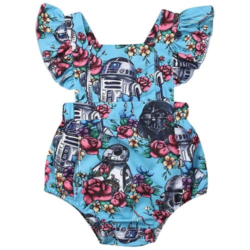 Baby Girl Dress Newborn Romper Floral Ruffle Princess Tutu Dress Summer