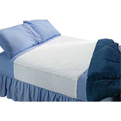 Soft Large Absorbent Waterproof Bed Pad with Tuckable Sides (36 x 60 Inch) - Washable 300x for XL Tuck in Underpad Incontinence Protection for Adult, Child, or Pet