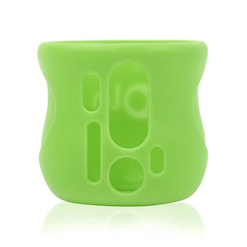 Olababy Silicone Sleeve for Avent Natural Glass Bottles (4 oz, Green)