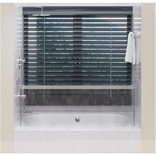 SplashZen® Bathtub Splash Guard | As Seen on Shark Tank | for Bathing Kids & Pets | Stop Water Messes & Protect Your Bathroom | Quick & Renter-Friendly Installation