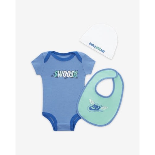 Nike "Art of Play" 3-Piece Boxed Set Baby 3-Piece Bodysuit Set. Nike.com
