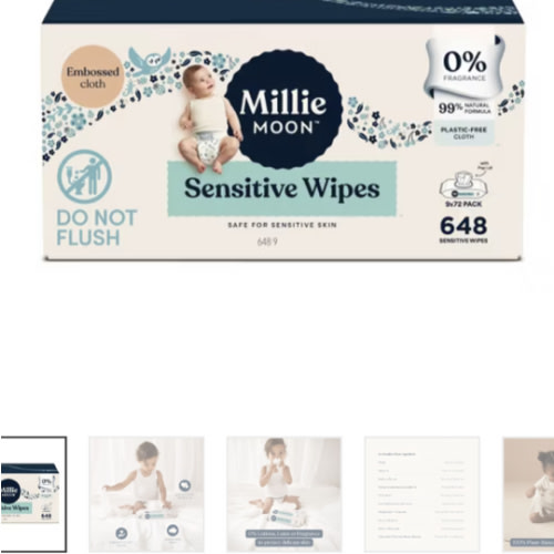"baby wipes sensitive"