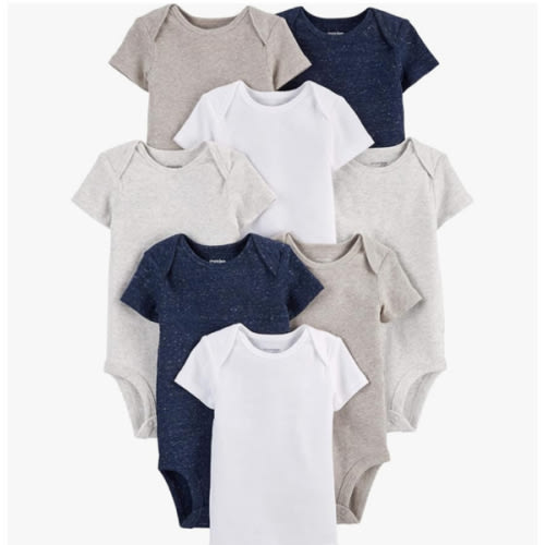 Simple Joys by Carter's Baby 8-Pack Short-Sleeve Bodysuit