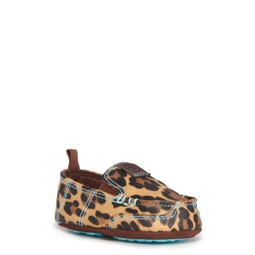 Ariat Lil Stompers Infant Natalie Leopard Print Cruiser Casual Shoes