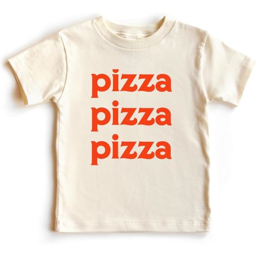 Chunky Deli Pizza Kids Tee 100% Cotton Toddler Shirt Foodie Gift for Boys & Girls Themed Party Birthday Outfit 2T-4T