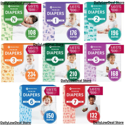 Member's Mark Premium Baby Diapers, Sam's Club