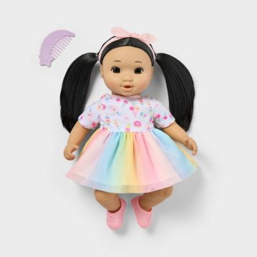 14" Toddler Baby Doll - Brown Hair/Eyes - Gigglescape™