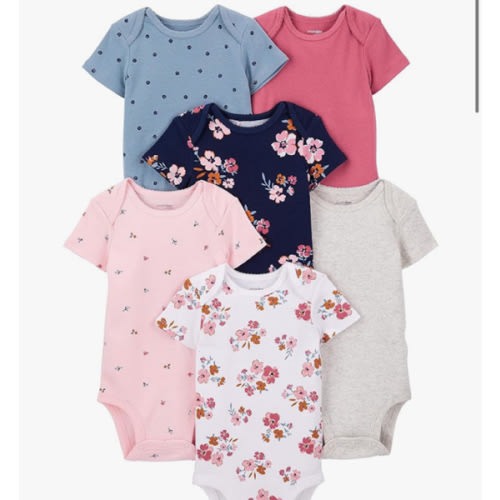 Simple Joys by Carter's Baby Girls' 6-Pack Sleeveless Bodysuit