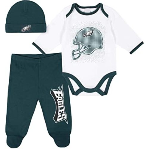 Gerber Unisex Baby NFL Team Footed Pant and Bodysuit Gift Set