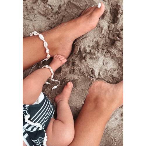 Babies, Toddlers, & Adult cowrie shell anklet