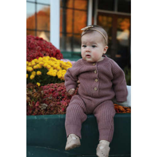 Plum Jumper – Olive and Cradle
