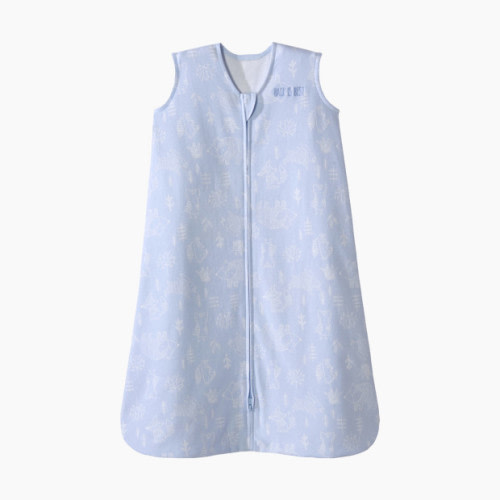 SleepSack Wearable Blanket Cotton - Blue Woodland Etch