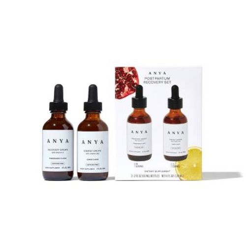 Anya Postpartum Recovery Set With Recovery And Energy Drops - 4 Fl Oz
