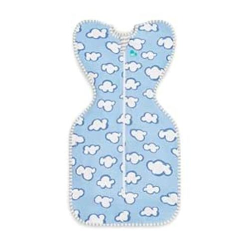 Love to Dream Swaddle UP, Baby Sleep Sack, Self-Soothing Swaddles for Newborns, Get Longer Sleep, Snug Fit Helps Calm Startle Reflex, New Born Essentials for Baby, 1.0 TOG, 13-19 lbs, Daydream Blue