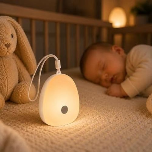 Egg Light for Breastfeeding,Baby Night Light for Nersury Touch & Flip Over