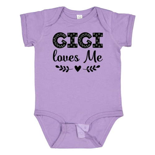 Inktastic Gigi Loves Me Baby Girl Clothes Girls Baby Bodysuit