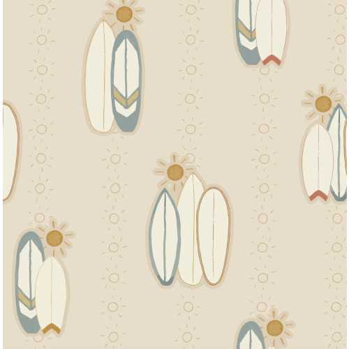 Soft Surf and Sun Baby Crib Blanket, Beach Ocean Nursery Crib Bedding, Surfboard Sun and Waves Changing Pad Cover, Swaddle, Nursing Pillow