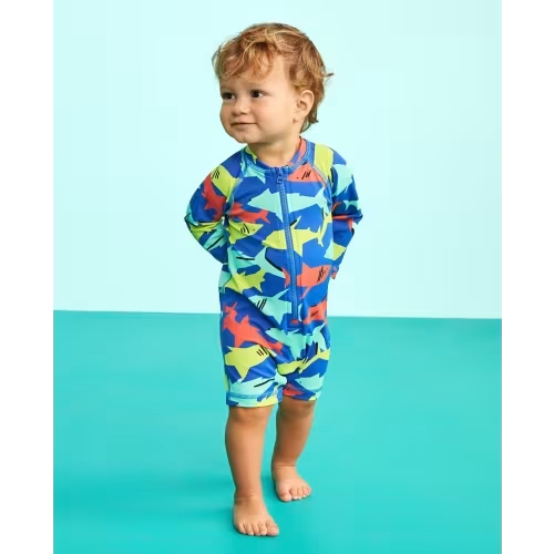 Baby Rashguard Swimsuit - 12-18 months