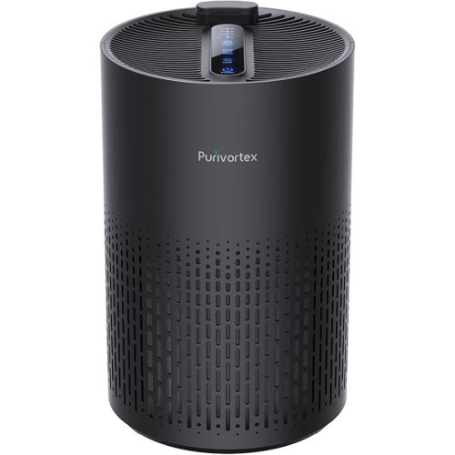 Air Purifiers for Bedroom, H13 True HEPA Filter for A11ergies, Pollen, Smoke, Dusts, Pets Dander, Odor, Hair, Ozone Free, 20db Quiet for Home, Room, Kitchen, SGS Certificaion - AC400 Black