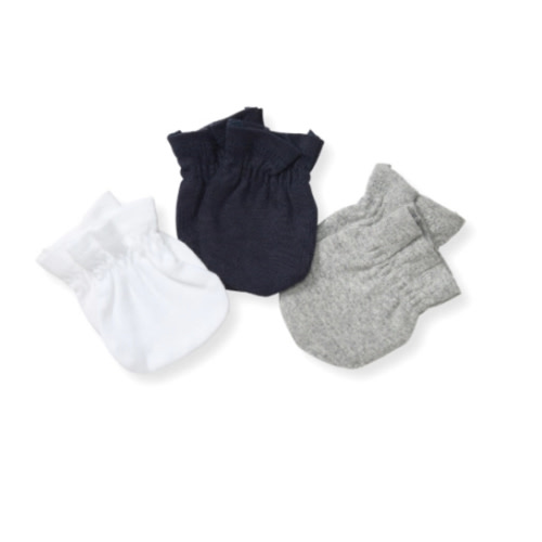 Organic Cotton Baby Mittens - Midnight | Burt's Bees Baby