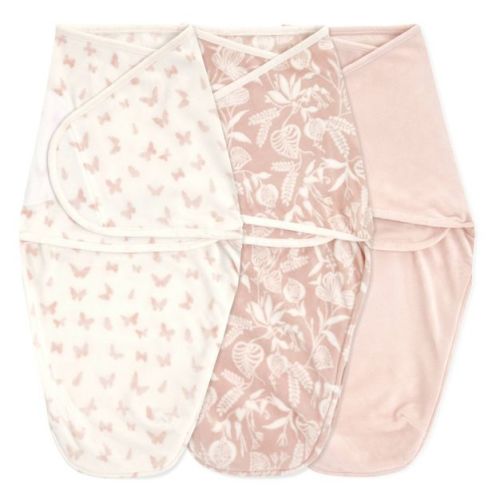 aden + anais essentials Minky Easy Swaddle Wraps - Little Woods - 3pk