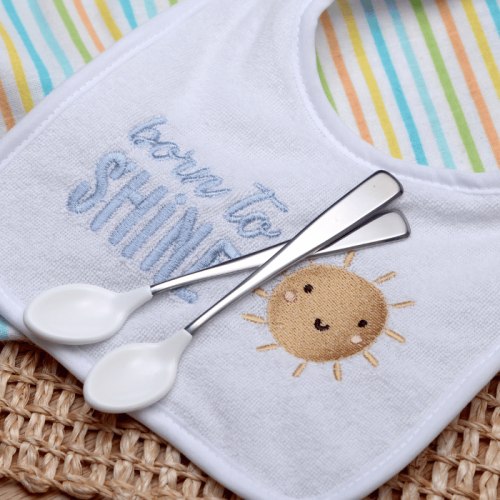 Baby Liberty Coated Feeder Spoon Two Pack