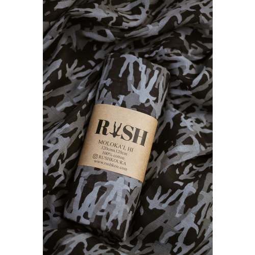 Black Muslin Swaddle