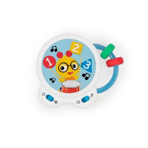 Baby Einstein Tiny Tempo Musical Toy Drum for 3+months: Interactive Baby & Toddler Learning Toy with Plastic Design