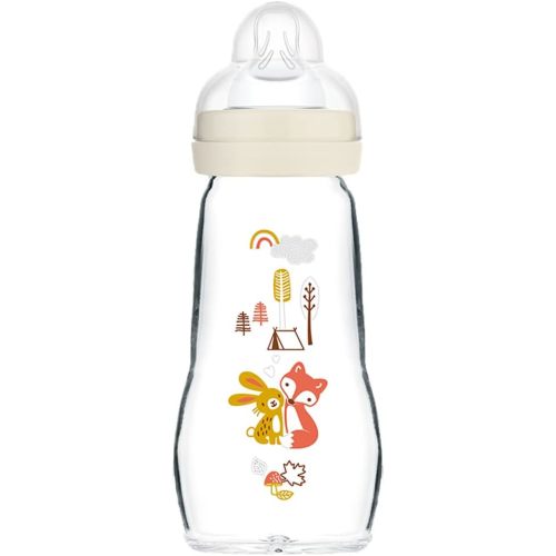 MAM Feel Good Glass Bottle (260 ml, Unisex)
