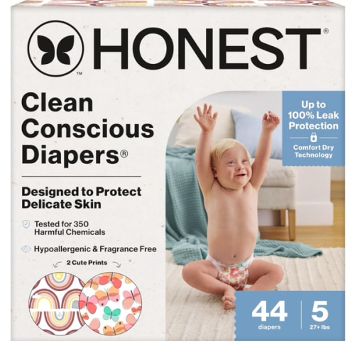 The Honest Company Clean Conscious Diapers in Size 5