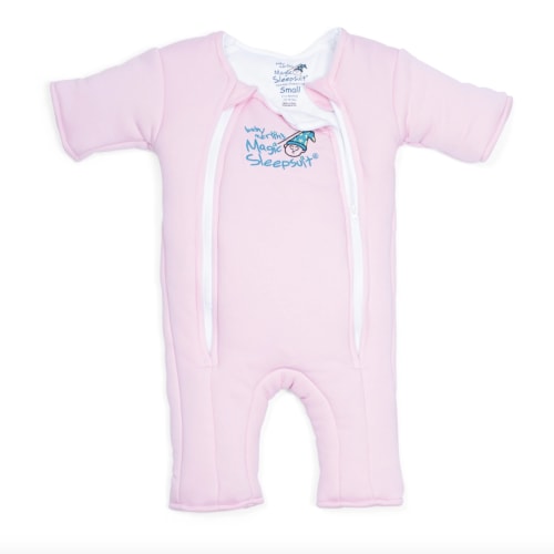Pink Baby Merlin’s Magic Sleepsuit – Cozy 100% Cotton Baby Sleepwear