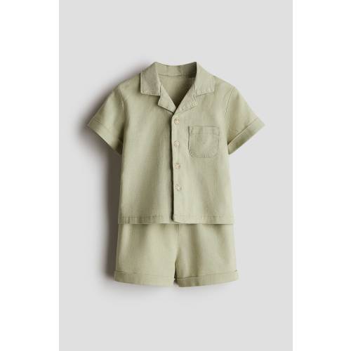 2-PIECE LINEN-BLEND SET