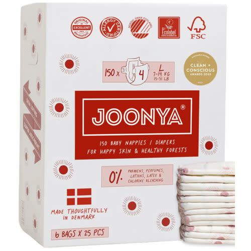 Joonya Diapers - Size 3 M (9-18lb), 168 diaperss
