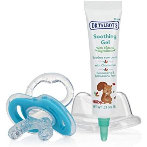Dr. Talbot's Naturally Inspired Soothing Gel for Sore Gums with Bonus Gum-EEZ Teether Combo, Benzocaine Free, Belladonna Free, one color, 0.53 Fluid Ounce