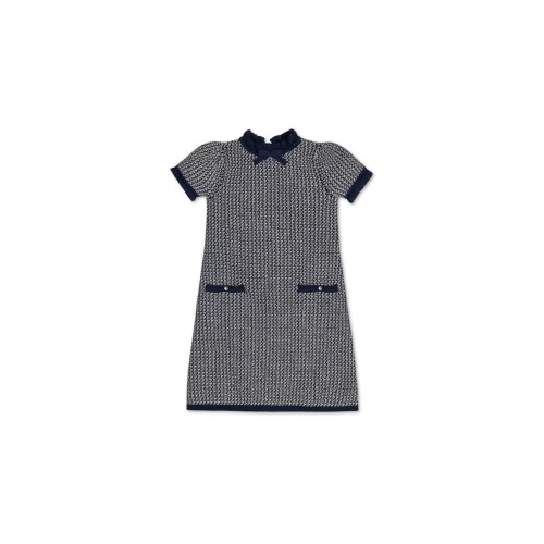 Baby Girls' Organic Ruffle Edge Sweater Dress, Infant, 6-12M