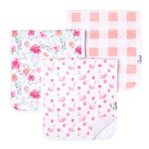 Copper Pearl Burp Cloths - June - 3pc