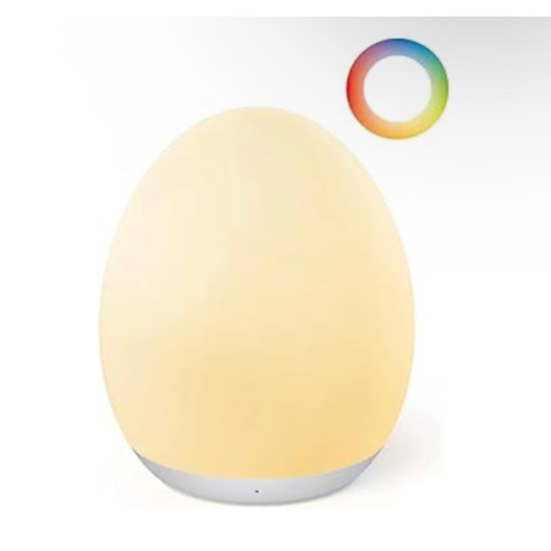 JolyWell Night Light for Kids, Baby Night Light with 7 Colors Changing Mode & Stepless Dimming, Nursery Night Light BPA Free,Rechargeable Egg Night Light for Breastfeeding 1h Timer & Touch Control