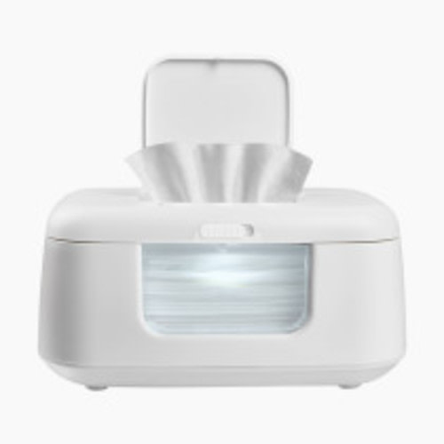 Jool Baby TinyBums Baby Wipe Warmer & Dispenser with LED Changing Light - White