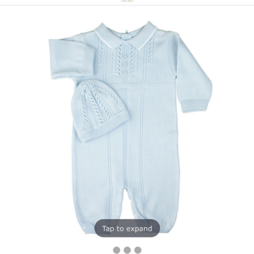 Newborn Baby Boy Coming Home Outfit | Newborn Baby Clothes | Newborn Knitted Outfit | Feltman Brothers