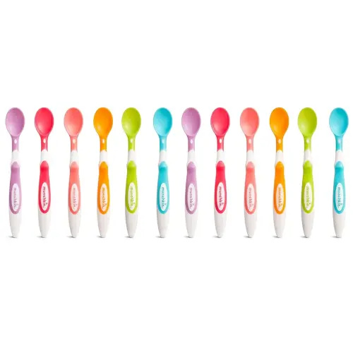 Munchkin 12 Piece Soft-Tip Infant Spoons