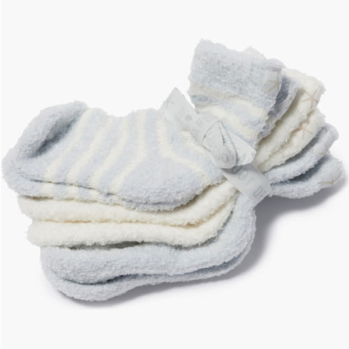 3-Pack Warm Fuzzy Socks Blue