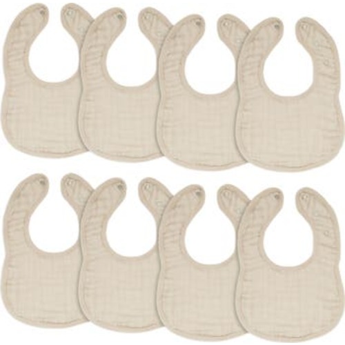 Muslin Bibs - Pack of 8