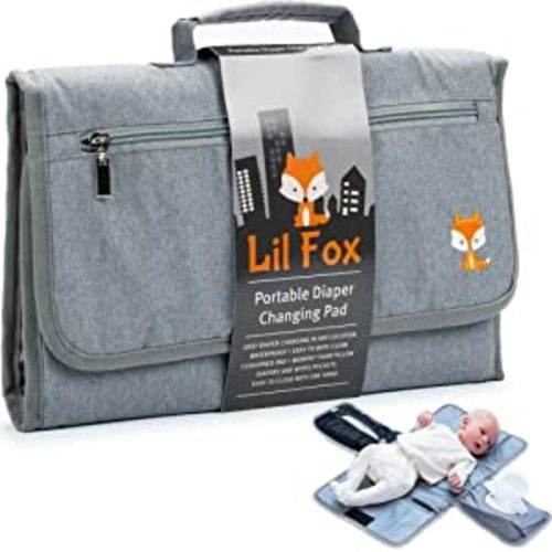 Amazon.com : Baby Changing Pad by Lil Fox. Portable Changing Pad for Baby Diaper Bag or Changing Table Pad. One-Hand Diaper Change Pad. Baby Shower Gifts, Newborn Baby Essentials, Unisex Baby Stuff : Baby
