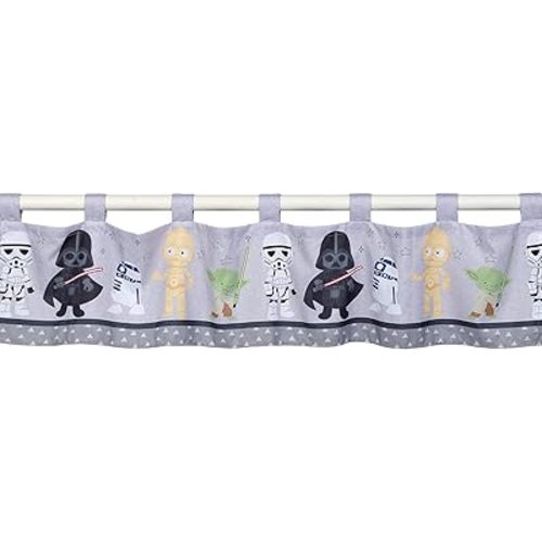 Lambs & Ivy Star Wars Classic Window Valance - Yoda/Darth Vader/R2-D2/C-3PO