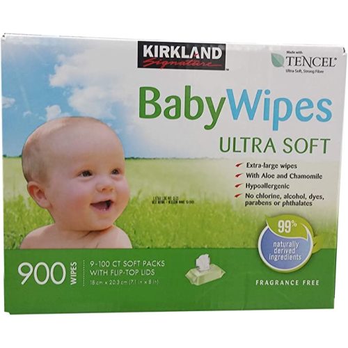 Kirkland Signature Baby Wipes (900 Wipes)