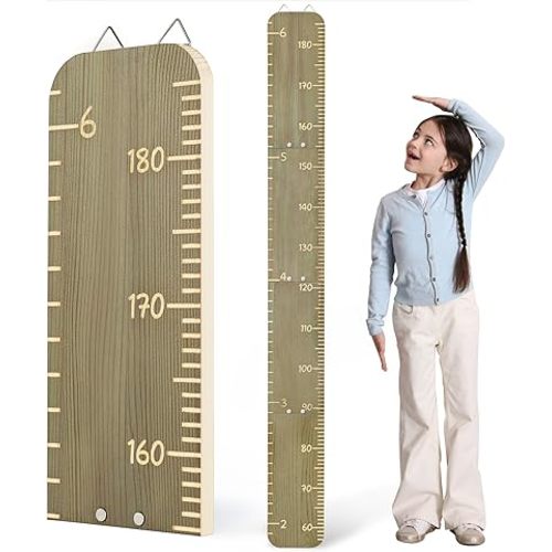 Growth Chart for Wall Wooden Height Chart for Kids Unicorn Castle Height Measurement for Wall Kids Height Wall Chart Kids Room Nursery Wall Decor