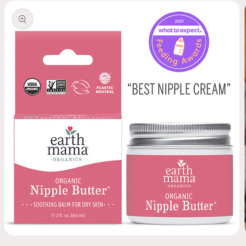 Organic Nipple Butter Breastfeeding Cream | Earth Mama