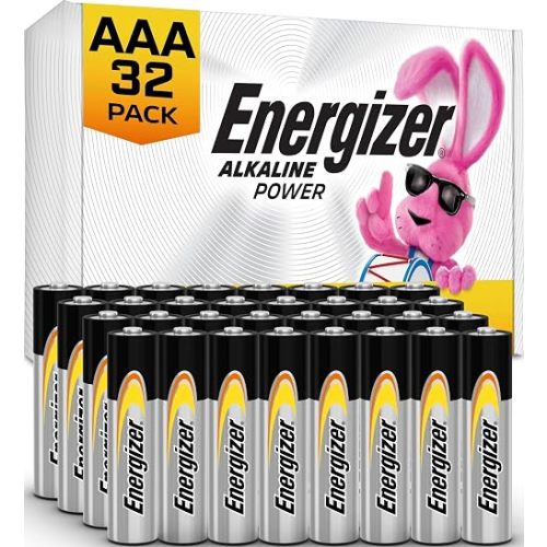 Energizer Alkaline Power AAA Batteries (32 Pack), Long-Lasting